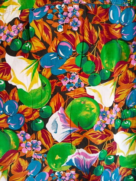 Camisa Vintage Flores y Frutas