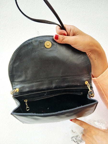 Bolso Vintage Negro Años 80/90
