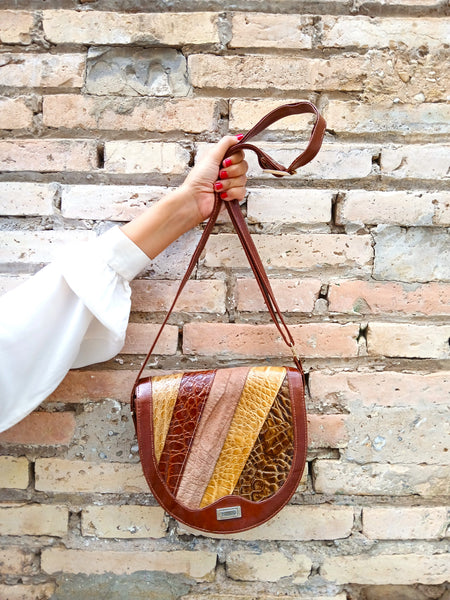 Bolso Vintage Evelyn de Piel Marrón