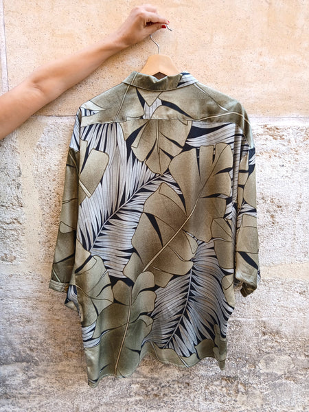Camisa Vintage Años 80 manga Murciélago - Talla M/L