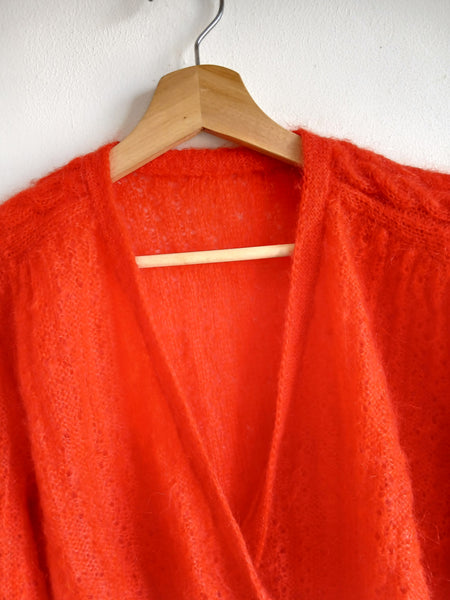 Chaqueta Vintage Hecha a Mano Roja - Talla S