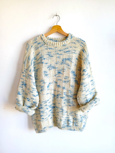 Jersey Vintage Hecho a Mano Jaspeado- Talla M