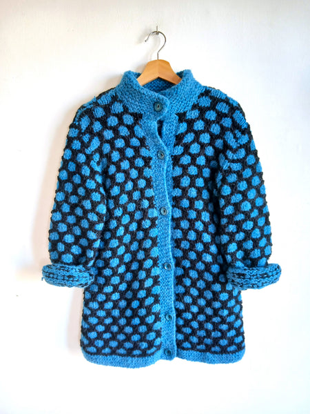 Chaqueta Vintage Maglieria Samaw Made in Italy Años 70- Talla S