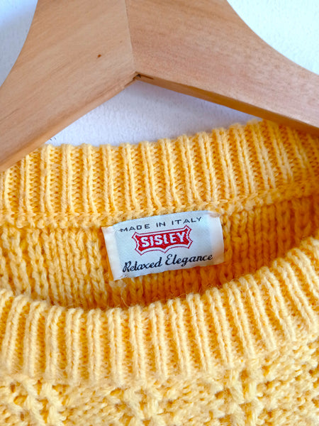 Jersey Vintage Sisley Made in Italy - Talla M