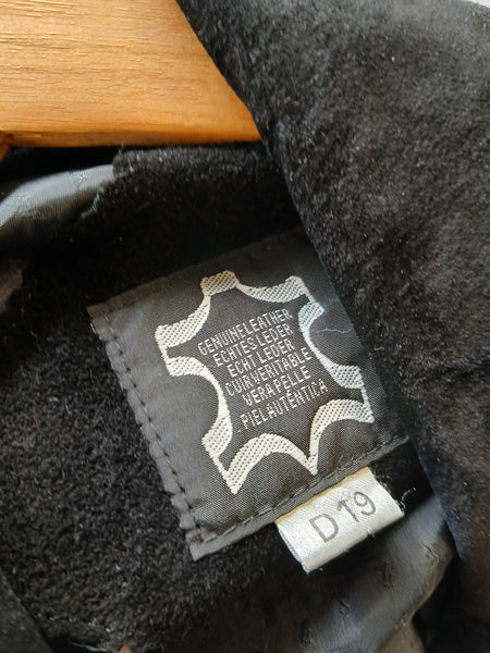 Chaqueta Vintage Ante Legítimo Años 90 Tres Cuartos Made in Germany - Talla M/L