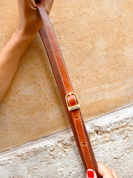 Bolso Vintage 90s Negro y Marrón con Cierre