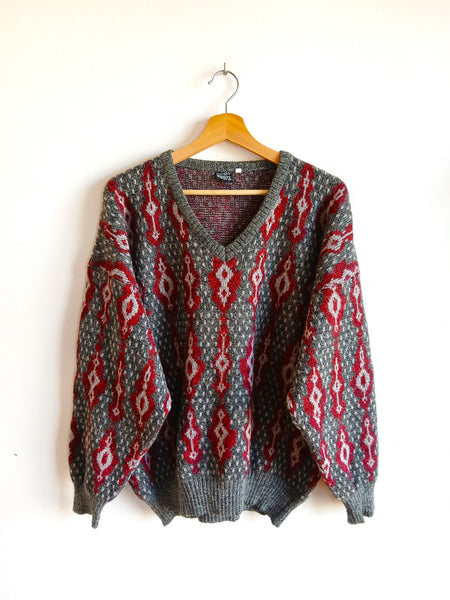 Jersey Vintage MONTECARLO Cuello de Pico - Talla M/L