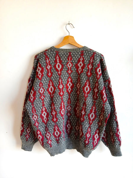 Jersey Vintage MONTECARLO Cuello de Pico - Talla M/L