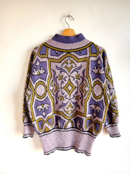 Jersey Vintage CLAIRE MODE TRICOT Made in West Germany 80s - Talla M