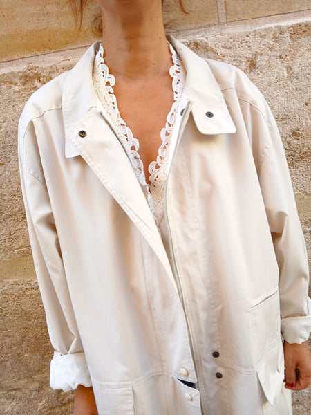 Gabardina Vintage LADY ADLER Made in Germany - Talla L