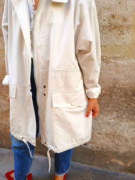 Gabardina Vintage LADY ADLER Made in Germany - Talla L