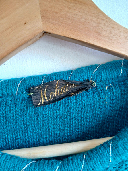 Jersey Vintage Super Kid Mohair Verde - Talla S