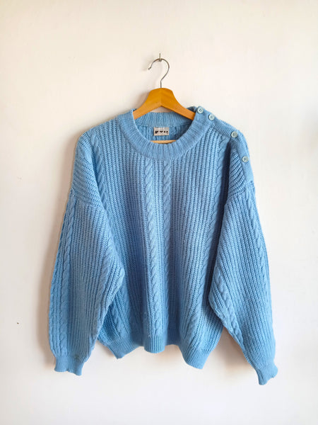 Jersey Vintage Mr PULL Azul de Ochos - Talla L
