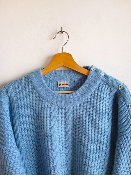 Jersey Vintage Mr PULL Azul de Ochos - Talla L