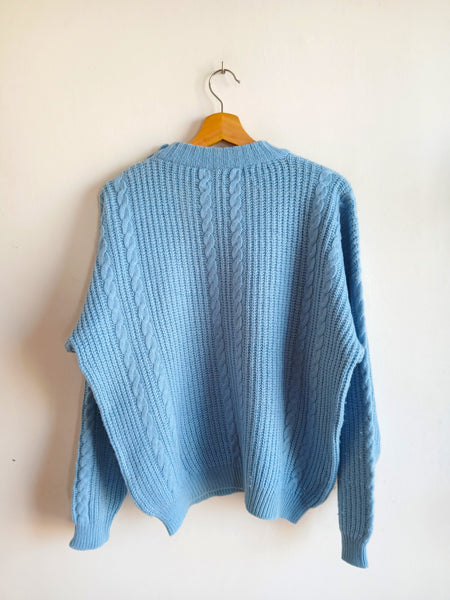 Jersey Vintage Mr PULL Azul de Ochos - Talla L