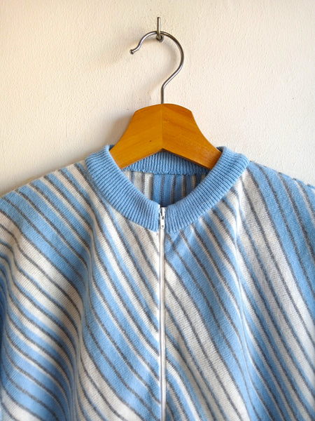 Chaqueta Vintage Hecha a Mano Rayas - Talla S