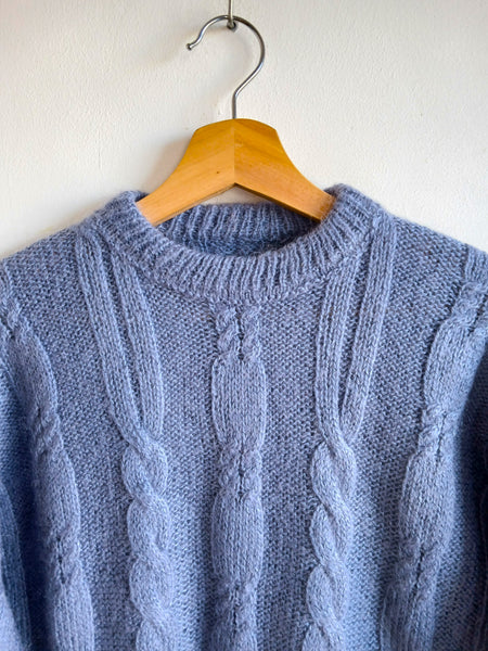 Jersey Vintage Hecho a Mano Lila Ochos - Talla S
