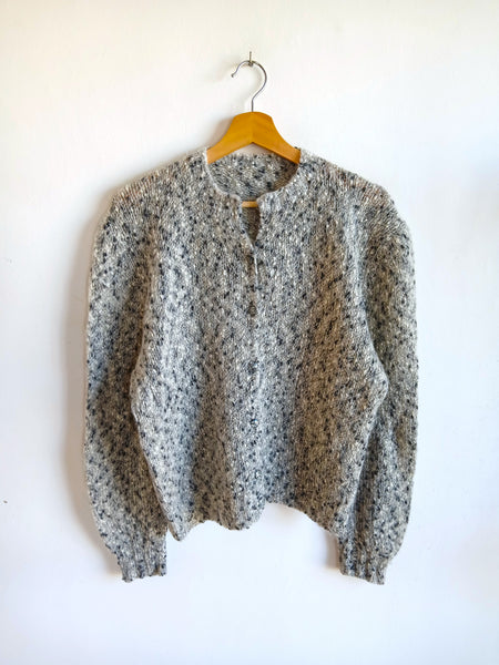 Chaqueta Vintage Hecha a Mano Jaspeada - Talla M