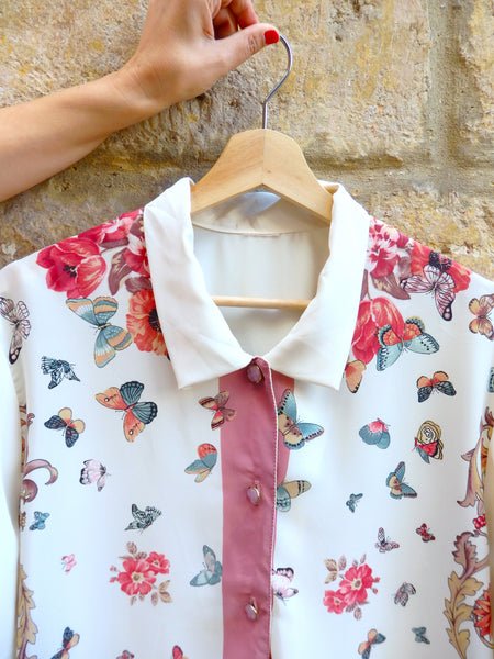 Camisa Vintage Mariposas